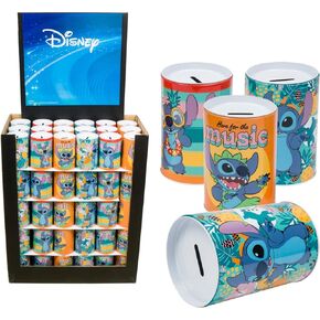 3 Pcs Disney Lilo & Stitch Saving Bank 3 Assortments Per Pack