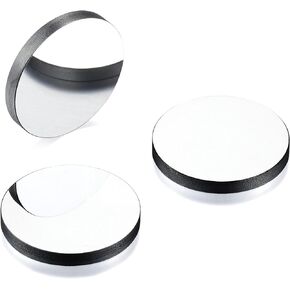 Mo Reflective Lens CO2 Laser Lens Laser Mirror for CO2 Laser Engraver Reflection Mirror Engraving Cutting MachinePack of 3PCS (D25mm(0.98"))