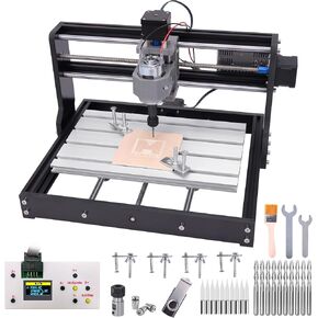 مجموعة أدوات جهاز التوجيه mcwdoit CNC، 3018 Pro GRBL Control 3 محاور آلة طحن النقش DIY، مجموعة أدوات قطع نحت سطح المكتب للخشب الأكريليك البلاستيك PCB MDF، منطقة عمل XYZ 11.8 * 7.1 * 1.8 بوصة in Kuwait