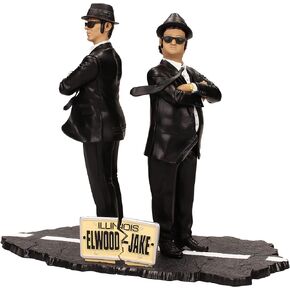 SD toys Movie Icons The Blues Brothers Jake & Elwood Figure Set, 7"