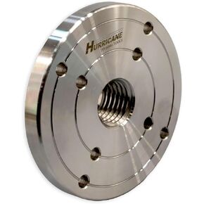 4" Steel Faceplate For Wood Lathe, 1" x 8 TPI