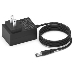 12V Battery Charger for Ride On Toys, 12 Volt Power Wheels Adapter for Kidzone Bumper Car, Best Choice Products SUV Kids Ride On Cars Baby Electric Power Supply Universal Cord 6FT Cord (12V 1A 1000mA)