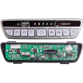 12V Children's Electric Vehicle Power Supply Central Control Switch Multi-Function Bluetooth Connection Music Power Supply Display Circuit Board Center Panel Electric Toy Car Replacement Parts