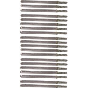 CNBTR Coated Drill Bits 2.0mm Dia Marble Glass Ceramic Hole Bit Tool Pack of 20