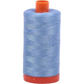 Aurifil Mako Cotton Thread Solid 50wt 1422yds Light Delft Blue