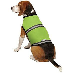 Insect Repellant Protective Safety Vest for Protecting Dogs from Fleas, Ticks, Mosquitoes & More Green 10-Inch in Kuwait