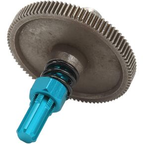 VBESTLIFE All Metal Steel RC Differential Gear Slipper Set with 91T,17T,19T,21T Gear Set for Arrma Senton 1/10 RC Cars(Blue)