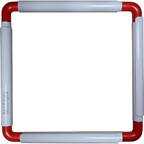 BaouRouge Universal Clip Frame for Embroidery, Quilting, Cross-Stitch, Needlepoint, Silk-Painting, etc - (External Size: 10" x 10" - Work Area: 8" x 8")