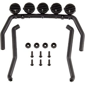 Team Associated 41067 CR12 Roll Bar and Bumper Set, Black