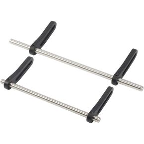 Adjustable 1/10 Scale Aluminum Alloy RC Crawler Bumper Mounts Set, Metal Bumper Kit for Axial SCX10 Element Enduro Gen7 Gen8 TRX6 TRX4 Upgrades(Black)