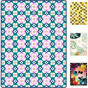 awufncksn Picnic Blanket Waterproof Foldable Extra Large Picnic Mat Beach Blanket 60"x80" for Camping Beach Park Hiking Patio