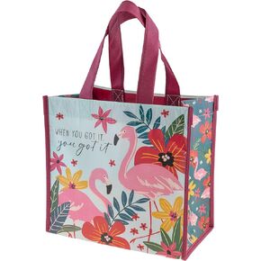 Karma RECYCLED MEDIUM GIFT BAG FLAMINGO