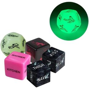 Valentines Day Gifts for Couples，Date Night Dice for Girlfriend or Boyfriend for Husband Wife Christmas Birthday Gifts for Women Men, 1 inch, 1pc-food