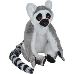 Wild Republic Cuddlekins Eco Ring Tailed Lemur, Stuffed Animal, 12 Inches, Plush Toy, Fill is Spun Recycled Water Bottles, Eco Friendly