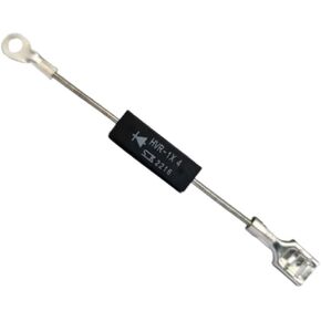HVR-1X4 Microwave High Voltage Diode (Rectifier) fits for Whirlpool Kenmore GE Replaces T3509, A6202-3280, 6021W3B001U, HVR 1X4, HVR-1X, HVM12, T3512, 512TH Diode