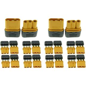 SoloGood 10 Pairs Amass MR30 Male Female Connector Plug for RC Multicopter Airplane