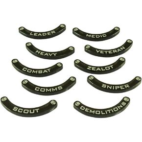 مجموعة LITKO Specialist Base Hugger Token، قواعد 32 مم، متوافقة مع Warhammer: Kill Team، رمادي شفاف (10) in Kuwait