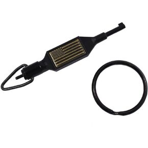 Zak Tool ZT-100 Swivel Key with USA Flag, Black