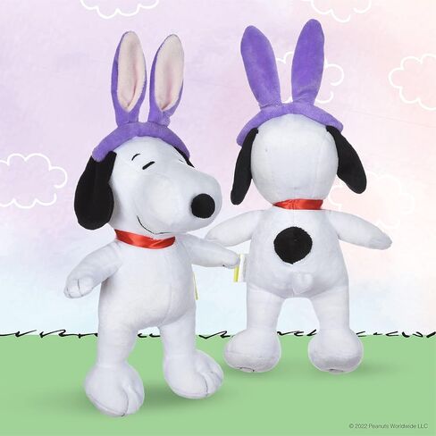 Peanuts for Pets Easter 9" Snoopy Bunny Ears Plush Squeaker Pet Toy | Dog Toys, Snoopy with Easter Bunny Ears| Easter Dog Gifts | Snoopy Toys for Dogs in Kuwait