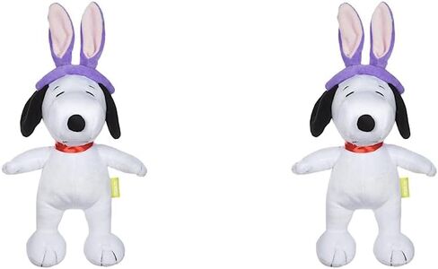 Peanuts for Pets Easter 9" Snoopy Bunny Ears Plush Squeaker Pet Toy | Dog Toys, Snoopy with Easter Bunny Ears| Easter Dog Gifts | Snoopy Toys for Dogs in Kuwait