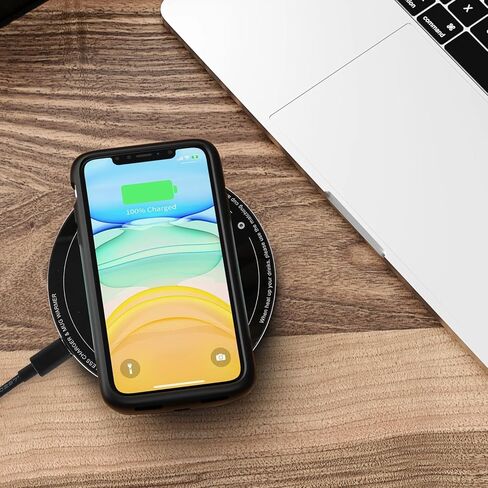 جهاز تدفئة الكوب بالشحن اللاسلكي من APEKX: تنظيم ذكي لدرجة الحرارة عند 131 درجة فهرنهايت لراحة المنزل والمكتب - أسود أنيق in Kuwait