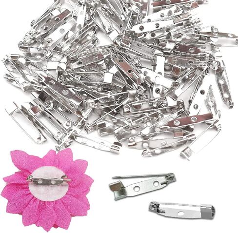 240 قطعة دبوس قفل بروش للمشاريع الحرفية شارة شارة اقتباسات صنع الصدار وعلامات الأسماء (15 مم/25 مم لكل 120) in Kuwait