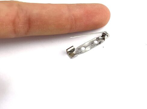 240 قطعة دبوس قفل بروش للمشاريع الحرفية شارة شارة اقتباسات صنع الصدار وعلامات الأسماء (15 مم/25 مم لكل 120) in Kuwait