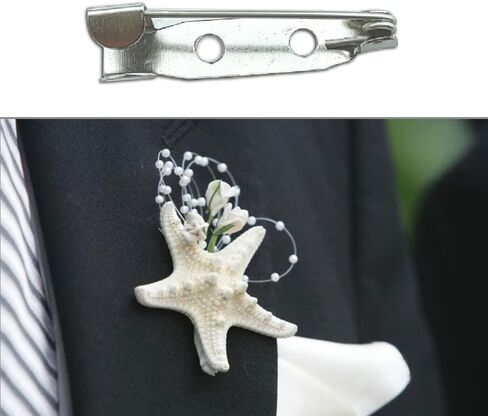 240 قطعة دبوس قفل بروش للمشاريع الحرفية شارة شارة اقتباسات صنع الصدار وعلامات الأسماء (15 مم/25 مم لكل 120) in Kuwait