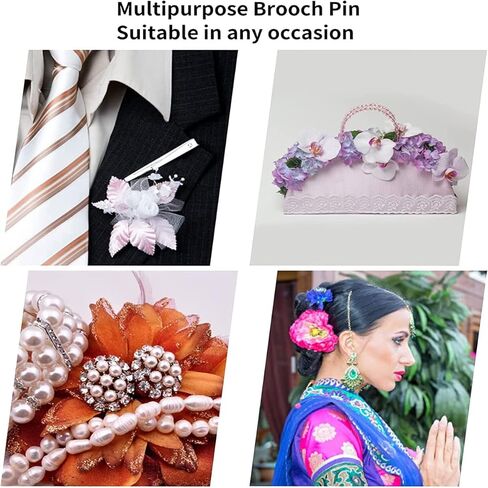 240 قطعة دبوس قفل بروش للمشاريع الحرفية شارة شارة اقتباسات صنع الصدار وعلامات الأسماء (15 مم/25 مم لكل 120) in Kuwait