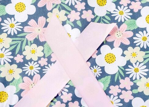 SMILING PINKER Baby Toddler Girls Summer Ditsy Floral Cotton Dresses Square Neck Puff Sleeve Bow Belted Dress in Kuwait