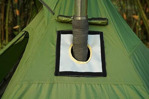 DoDoGear Stove Pipe Wrap for Camping Tent Stove and Fireproof Stovepipe Anti-Scald Glass Fibre Belt in Saudi Arabia