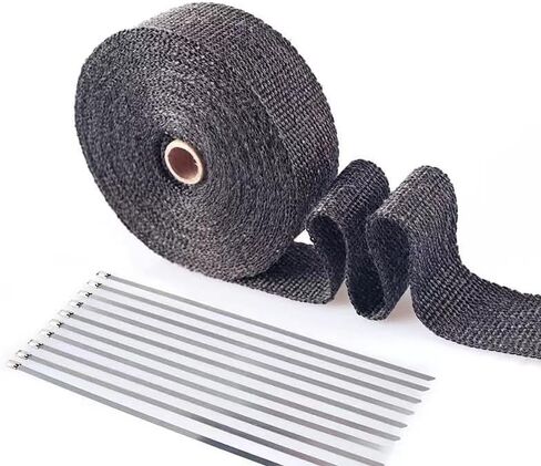 DoDoGear Stove Pipe Wrap for Camping Tent Stove and Fireproof Stovepipe Anti-Scald Glass Fibre Belt in Saudi Arabia