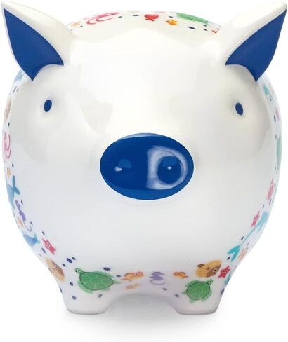 صندوق نقود بتصميم على شكل خنزير من السيراميك للأطفال تحت البحر من تيلي بيج in Kuwait