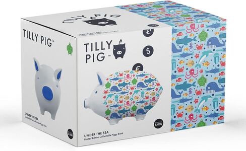 صندوق نقود بتصميم على شكل خنزير من السيراميك للأطفال تحت البحر من تيلي بيج in Kuwait