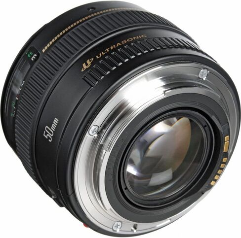 Canon EF 50mm f/1.4 USM Lens (2515A003) + Filter Kit + Backpack + 64GB Card + Lens Pouch + Card Reader + Flex Tripod + Memory Wallet + Cap Keeper + Cleaning Kit + Hand Strap + More (Renewed) in Saudi Arabia