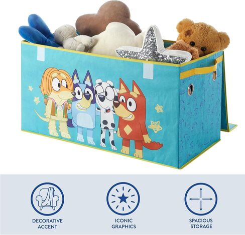 Idea Nuova Bluey Collapsible Storage Trunk, Durable with Soft Lid, 28.5"x14.5"x16" in Saudi Arabia