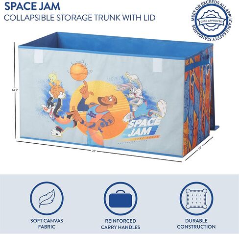 Idea Nuova Bluey Collapsible Storage Trunk, Durable with Soft Lid, 28.5"x14.5"x16" in Saudi Arabia