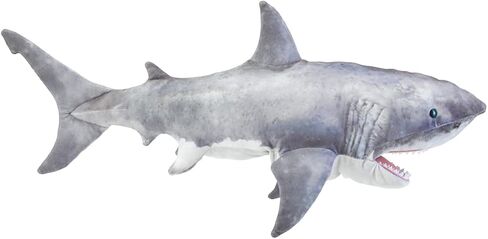 Folkmanis Great White Shark Hand Puppet, Grey in Saudi Arabia