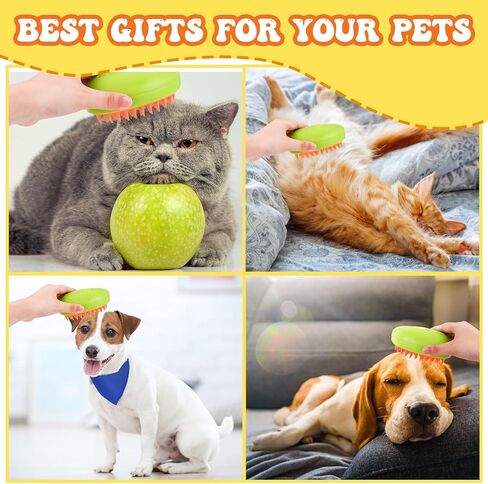 فرشاة بخارية للقطط من أوفيروش، 3 في 1 فرشاة للقطط مشبع بالبخار للتساقط، فرشاة للتنظيف الذاتي للقطط بالبخار، فرشاة متعددة الوظائف للعناية بالقطط، أداة إزالة شعر الحيوانات الأليفة للقطط الصغيرة والكلاب الصغيرة ذات الشعر الطويل والقصير in Kuwait