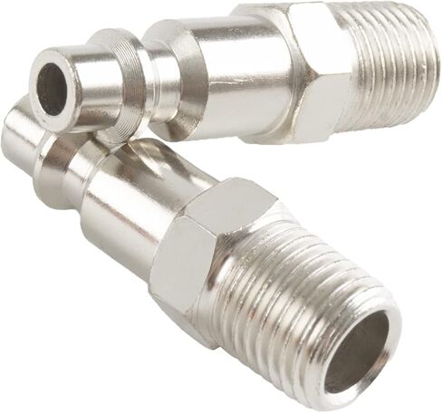 10 قطع من تركيبات خرطوم الهواء، قابس مقرنة هواء ذكر 1/4 بوصة NPT، طقم قابس الهواء - موصل هوائي سريع، تركيبات ضاغط الهواء، طقم قابس، موصل مقبس in Kuwait