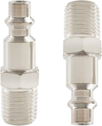 10 قطع من تركيبات خرطوم الهواء، قابس مقرنة هواء ذكر 1/4 بوصة NPT، طقم قابس الهواء - موصل هوائي سريع، تركيبات ضاغط الهواء، طقم قابس، موصل مقبس in Kuwait