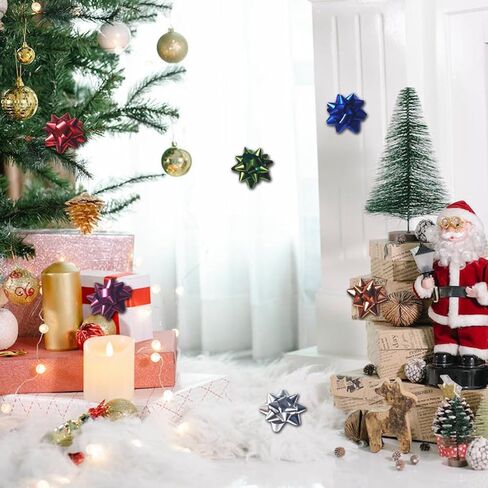 2 Inch Gift Bows, 100PCS Small Star Bows for Gift Wrapping and Presents, Multi Color Gift Wrap Bow for Party, Holidays, Easter, Birthdays, Baby Showers in Kuwait