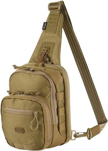 M-Tac Elite Cross Bag Slim - Tactical Crossbody Sling Backpack for Man with CCW Concealed Carry (Multicam, Slim) in Saudi Arabia