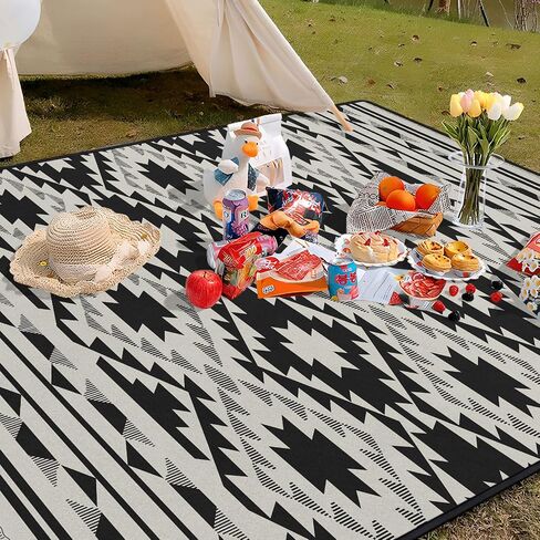 Gothic Picnic Blankets Waterproof Foldable,60″X80″Thick Picnic Mat Blue Outdoor Blanket for Grass, Sun and Moon Beach Blanket Sandproof Picnic Accessories for Camping Party Travel Park Lawn in Saudi Arabia
