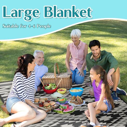 Gothic Picnic Blankets Waterproof Foldable,60″X80″Thick Picnic Mat Blue Outdoor Blanket for Grass, Sun and Moon Beach Blanket Sandproof Picnic Accessories for Camping Party Travel Park Lawn in Saudi Arabia