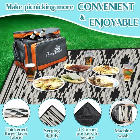 Gothic Picnic Blankets Waterproof Foldable,60″X80″Thick Picnic Mat Blue Outdoor Blanket for Grass, Sun and Moon Beach Blanket Sandproof Picnic Accessories for Camping Party Travel Park Lawn in Saudi Arabia