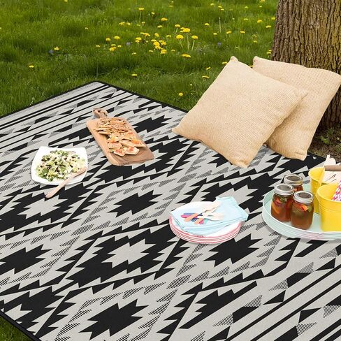 Gothic Picnic Blankets Waterproof Foldable,60″X80″Thick Picnic Mat Blue Outdoor Blanket for Grass, Sun and Moon Beach Blanket Sandproof Picnic Accessories for Camping Party Travel Park Lawn in Saudi Arabia