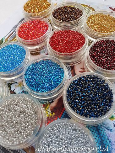 مجموعة تطريز بالخرز من AllAboutEmbroideryUA، مجموعة نسيج يدوية بإبرة الإعلان، أيقونة دينية in Kuwait