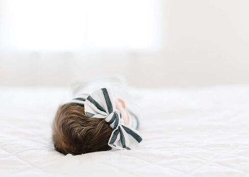 Copper Pearl Baby Bows: Stylish Headbands for Baby Girls, Premium Soft and Stretchy Baby Headbands, Perfect for Newborns, Trendy Designs - Belle in Saudi Arabia