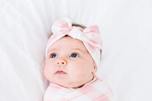 Copper Pearl Baby Bows: Stylish Headbands for Baby Girls, Premium Soft and Stretchy Baby Headbands, Perfect for Newborns, Trendy Designs - Belle in Saudi Arabia